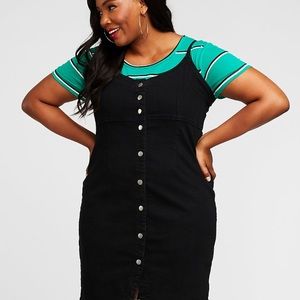 Charlotte Russe denim button up dress